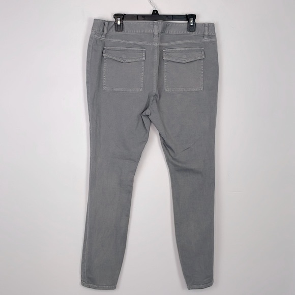 Vineyard Vines Women’s Skinny Utility Pants in Sharkskin Gray. Size 14. NWT. - Picture 6 of 13